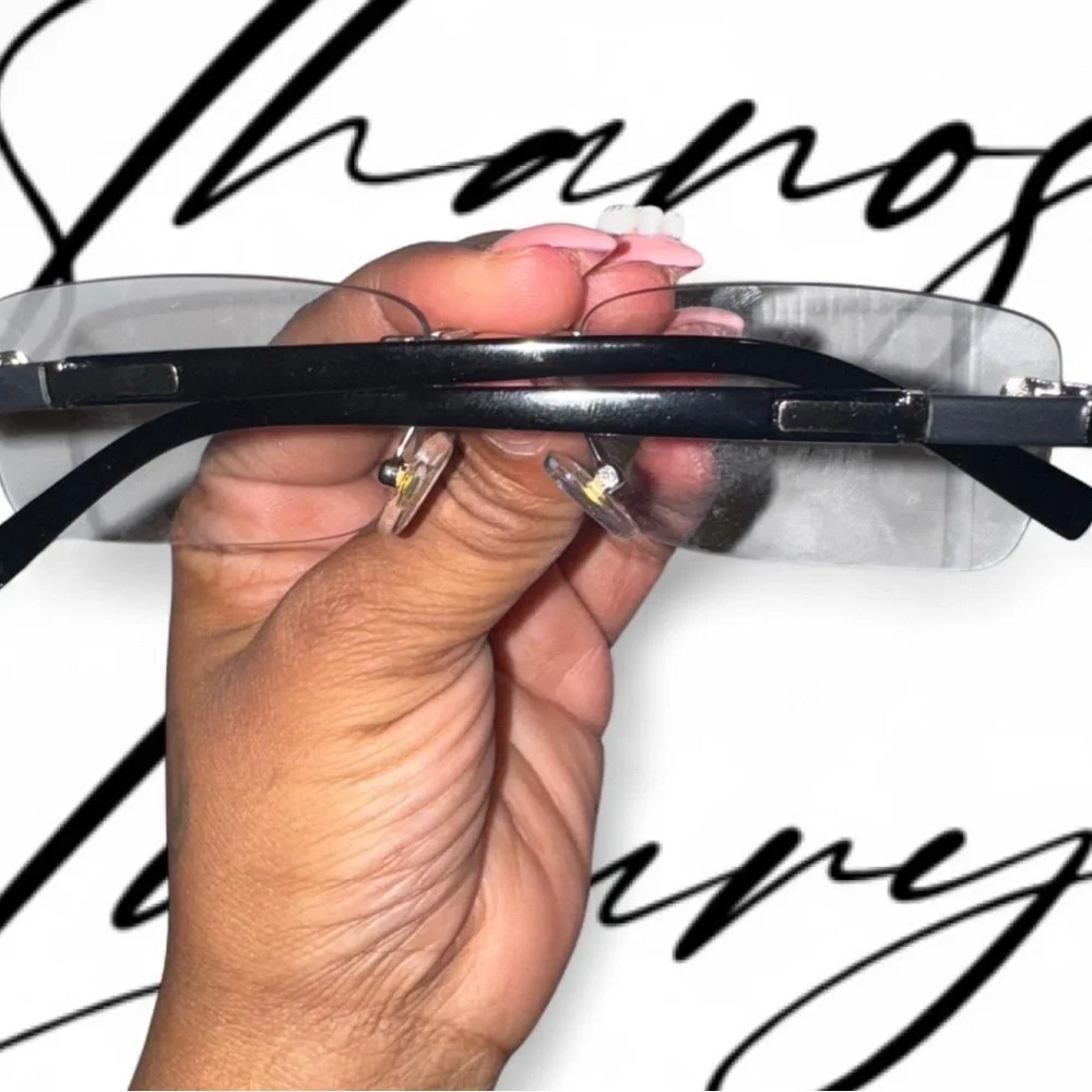 Black Rimless Glasses fashion wear